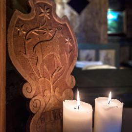 candele accesse in SPA