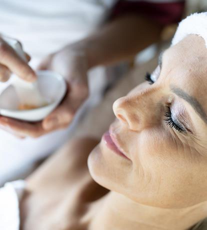 trattamento viso in spa