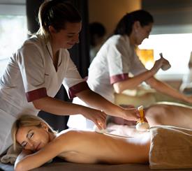 massaggio di coppia in private spa nel Resort