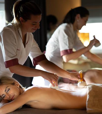 massaggio di coppia in private spa nel Resort