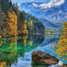 lago di tovel autunno
